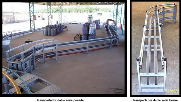 Transportador doble serie pesada