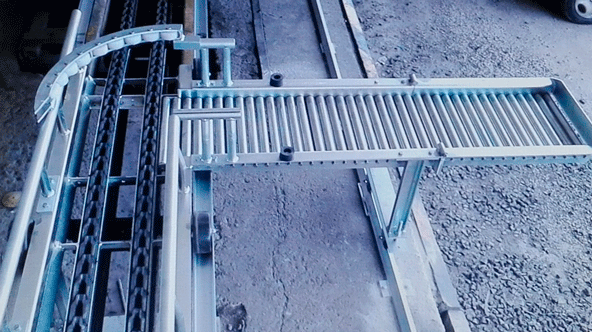 Carrileras de derivación móvil